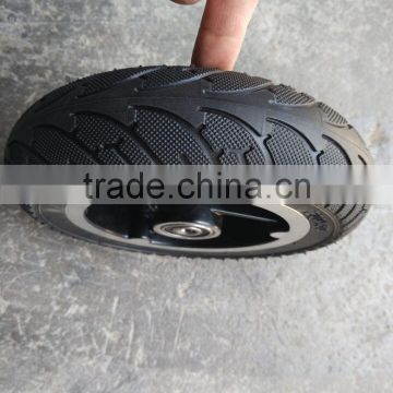 200X50 200mm rubber semi-pneumatic offroad wheels for scooter