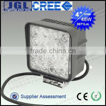 12v 24v 48v 60v 48w Led Work Light for Truck Tractor 4x4 off Road Led Driving Lights With E-mark Certification R10 photo-4