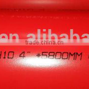 ASTM A795 fire protection pipe Grooved steel pipe with UL and FM certificate and mark