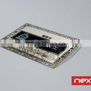 Cut Out Logo Stainless Steel Metal Member Card, Business Card photo-4