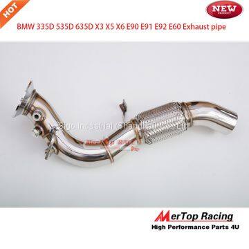 Mertop 70mm Particle Filter Replacement Downpipe DPF Off for B** 535 D 335 D E90 E91 E92 E60 E61 X3 X5 X6 photo-3