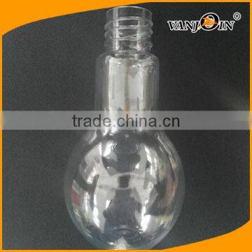 Food Grade 500ml Plastic Light Bulb Bottle With Screw Cap With Hole for Bubble Tea photo-3