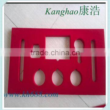 flocking box, flocking jewellery box, EVA foam with flocking, flocked EVA foam packing