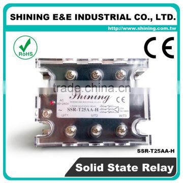 SSR-T25AA-H Heat Sink Electrical 24V AC/AC 25A Three Phase Relay