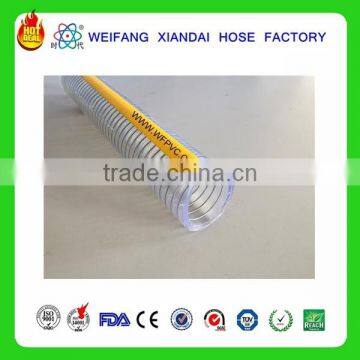 Pvc High Temperature Sprial Steel Wire Reinforced Hose Reach to 120 Centigrade photo-6