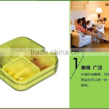 Promotion 4 Days Cross Pill Box/PP Plastic Pill Box/Medical Capsule Holder photo-3