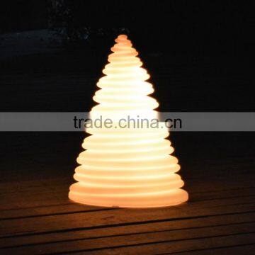 Christmas Ornaments LED Glowing Tower Lamp Led Christmas Tree Decorations USB Rechargeable Used Indoor/outdoor photo-2