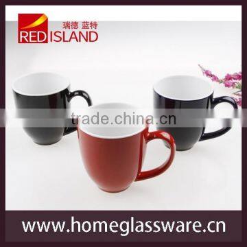 Wide Mouth Cup, Ceramic Coffee Mug photo-3