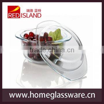 3.5L Transparent Tempered Glass Bowl Set ,glass Crystal Pot photo-6