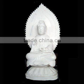 White Marble Figurine of Kuanyin