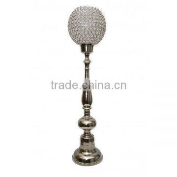 Crystal Ball Centerpiece, Tall Wedding Centerpiece, Crystal Centerpiece for Wedding Table photo-3