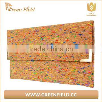 Newest Creative Design Portugal Cork Cosmetic Clutch Bag photo-2