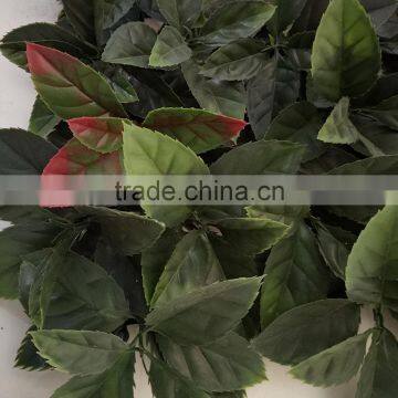 Decorative Orange Leaf Garden Artificial Grass Fence photo-5