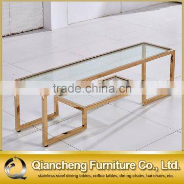 High Quality Furniture European Style Classical Stainless Steel tv Stand Dinning Room Set photo-6