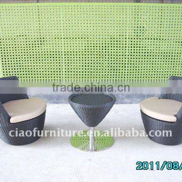 Round Coffee Table Set Chairs photo-3