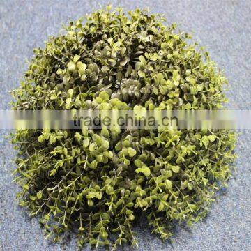 Artificial Boxwood Hedge Grass Ball, Green Grass for Decoration, Boxwood Green Plastic Artificial Grass photo-2