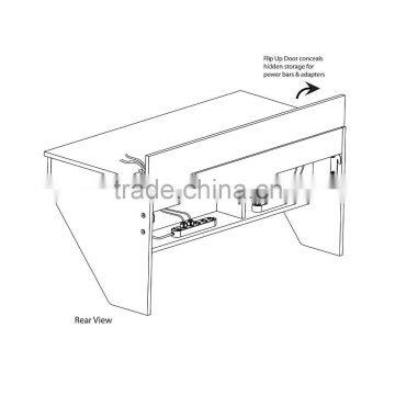 Floating Desk Storage Modern Wall Computer Desk Floating Hanging Shelving Space Saver Wall Mounted Desk photo-6