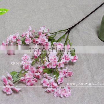 GNW BLB-CH1605014 Latest Design Wholesale Beautiful Silk Flower Pink Artificial Cherry Blossom Branche photo-3