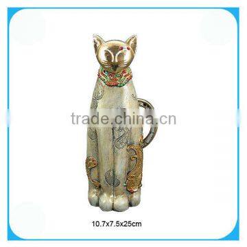 Modern home decoration resin cat figure