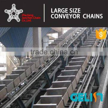 DS Large Size Inclined Cement Industrial Bucket Elevator Conveyor Chain photo-6