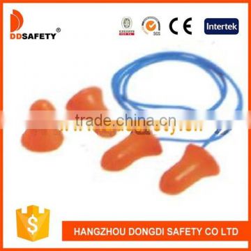 Red PU Foam Earplug With Rope