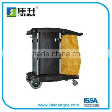 Plastic Cleaning Service Cart Trolley With Wheels photo-2