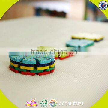 2017 Wholesale Baby Wooden Splicing Toy Educational Kids Wooden Splicing Toy Top Fashion Children Wooden Splicing Toy W03B055 photo-4