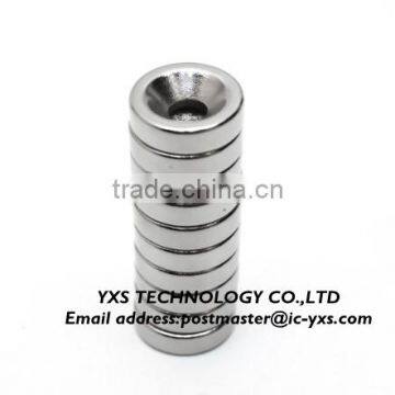 10 x 3mm Hole: 3mm N35 Ring Strong Neodymium Magnet Powerful Neodimio Super Rare Earth Magnets photo-3