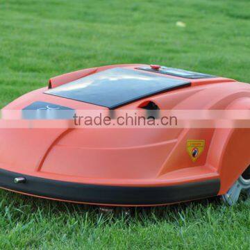 Automatic robot lawn mower, man free, hands free robotic weeding machine