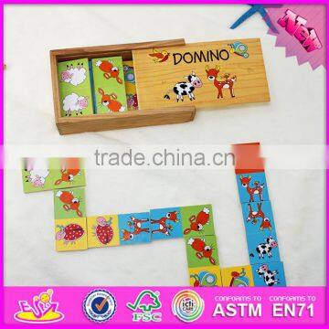 2016 New and Popular Children Wooden Domino Gift W15A062 photo-5
