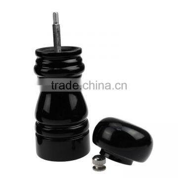 Manual Black Wooden Pepper Grinder, Salt and Pepper Grinder Set, Pepper Mill photo-4