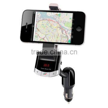 5 in 1 Multi-function Wireless Bluetooth Car Kit With Car Charger Mp3 fm Transmitter Car Holder Handsfree Calling photo-3
