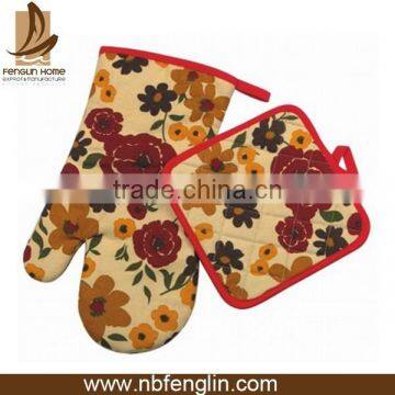 fireproof cheap heat resistance oven gloves and potholders