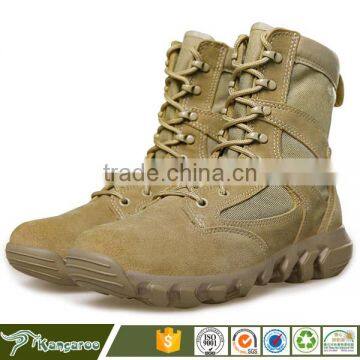 Beige Military Desert Combat Boots