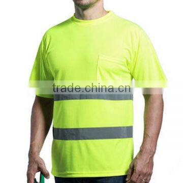 Polyester Mesh Fabric Reflective T Shirt Wholesale photo-2