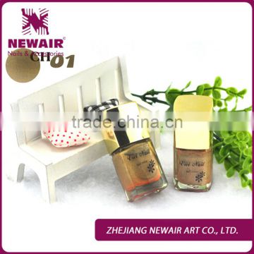 Newair yellow ochre high quality fresh nail polish for girls