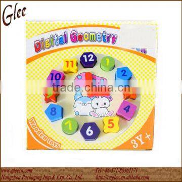 Wooden Digital Time Wall Clock for Kids photo-4