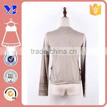 Front Wool Pocket Printed Cuffs Side Pocket Autumn Warmth Trendy Coat photo-2