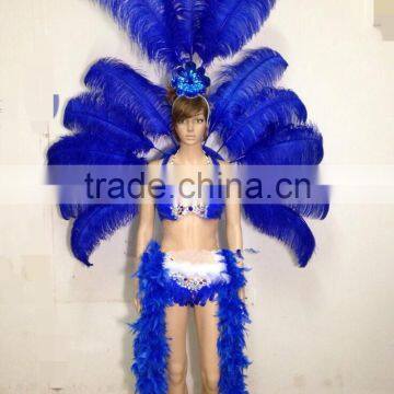 Pure handmade 4 pieces wome carnival costume YW638