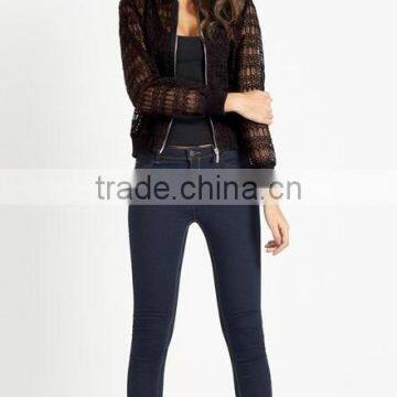 2016 Hot Sale Fashion Design Women Jacket Bomber Jacket photo-3