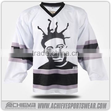 2016 Hot selling sublimation custom ice hockey jersey