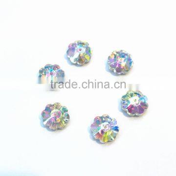 AB Color Marguerite Lochrose Pointed Back Sew on Rhinestones Crystal Stone for Dresses photo-2