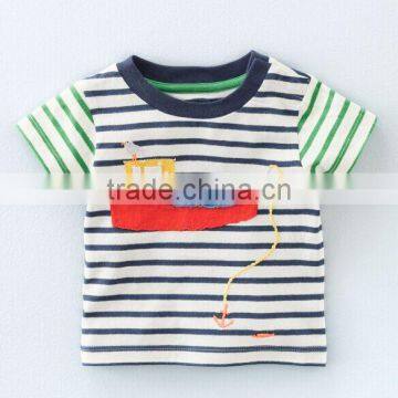 Wholesale Stripe Baby Boy T-shirt photo-2
