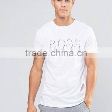 Custom Short Sleeve Crew Neck White Men's 100% Cotton 180gsm Soft Jersey Printing Design Regular Fit Casual Blank Cool T-Shirt
