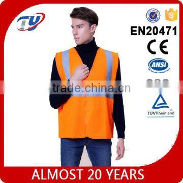High Visibility Traffic Orange Safety Vest for Kids photo-2