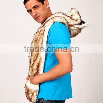 Long Eared Plush Animal Head Russian Style Fur Winter Hat photo-6