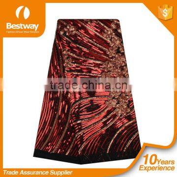2015 New Fashion Nigerian French Lace Styles with Wholse Price Fabric from Bestway FL0057