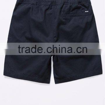 100% Cotton Solid Twill Drawstring Volley Shorts