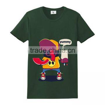 2016 Men Fashion Design Blank Color Bulk Golf 50/50 Polyester Cotton T Shirt photo-5