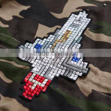 S16144A 2017 New Spring & Autumn Kids Cotton Coats Camouflage Jacket photo-3